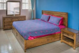 Apollo Queen Bed with 2 Night standsBasmart Furnitures 