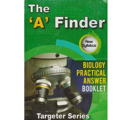 A Finder Biology Practical Answer booklet Basmart Furnitures 