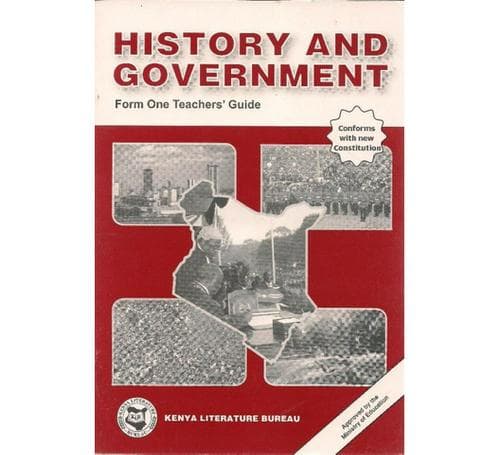  History and Government Form 1 Teachers guide Basmart Furnitures 