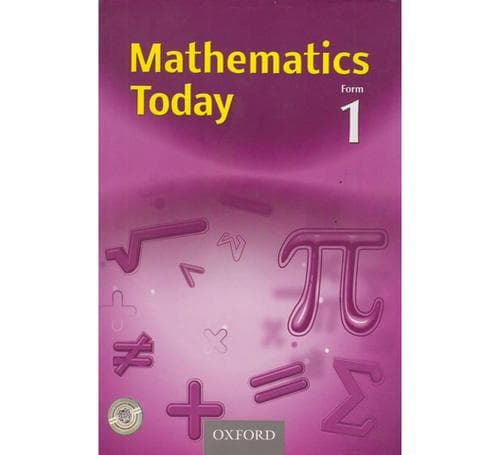 Mathematics Today Form 1 OxfordBasmart Furnitures 