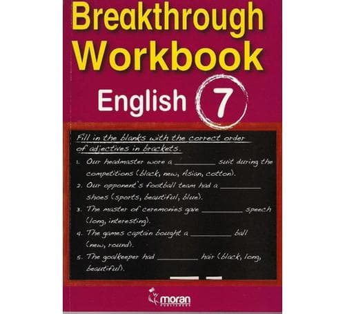 Primary Breakthrough Workbook English 7Basmart Furnitures 